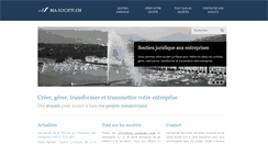 Desktop Screenshot of ma-societe.ch